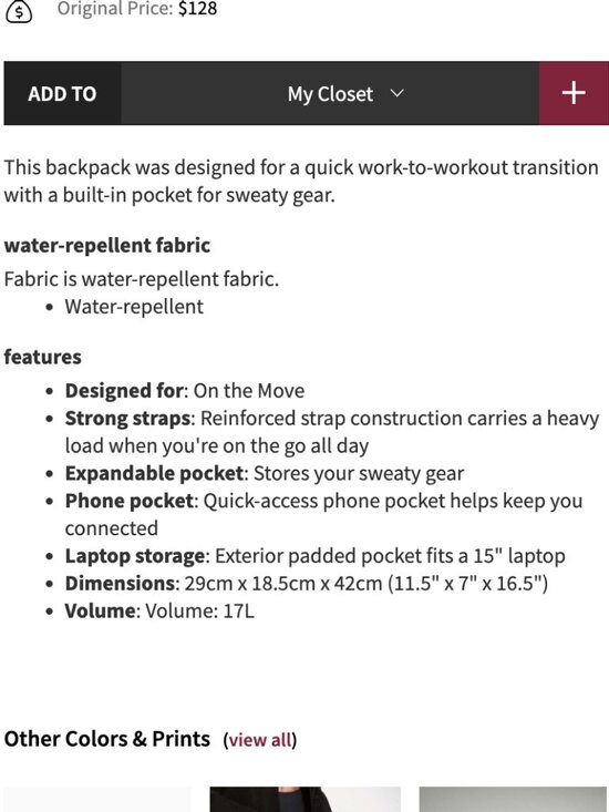 Lululemon City Adventurer Backpack main image 10